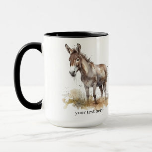 Caneca Serenidade Burro Encantador, personalizado
