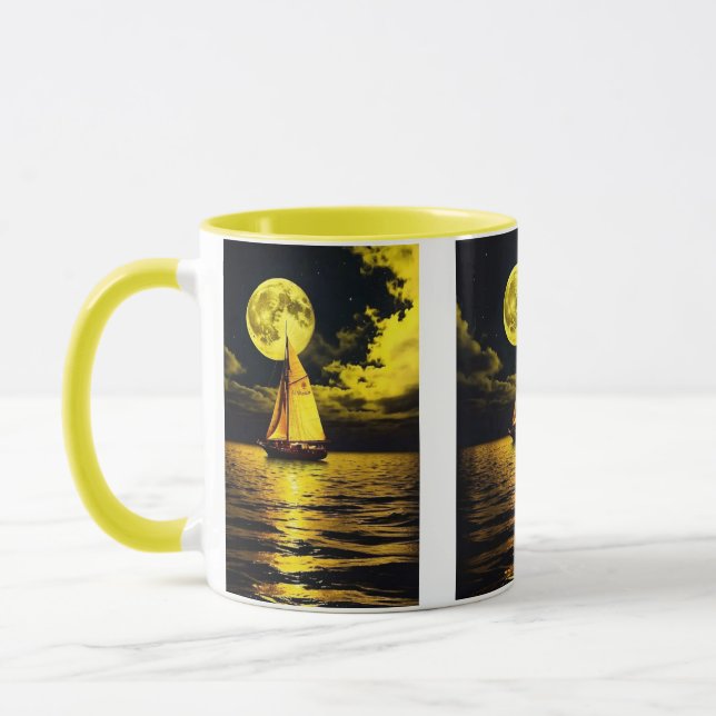 Caneca Serenidade Ligada À Vela Da Caneca. (Esquerda)