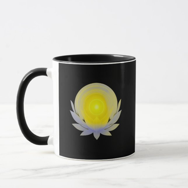 Caneca Serenity Core • Divine Light Unfolding Aesthetic (Esquerda)