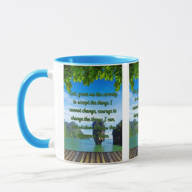 Caneca Serenity Prayer 2 Tone Mug (Esquerda)
