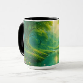 Caneca Serenity Sips - Paisagem de Rio Mágico