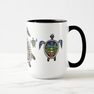 Caneca Serenity Turtle Chakras