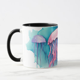 Caneca Série Aquarela: Água-viva
