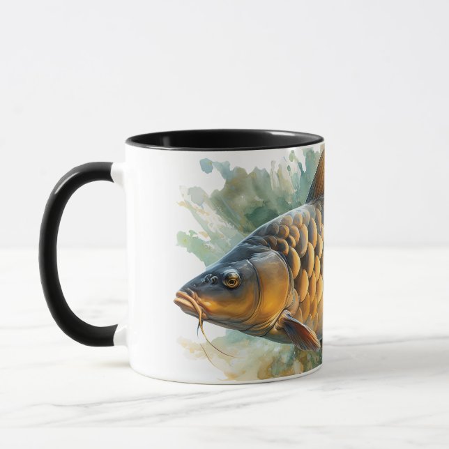Caneca Série Aquarela: Carpa (Esquerda)