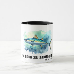 Caneca Série Aquarela: Cavala