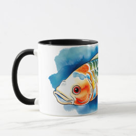 Caneca Série Aquarela: Peixes Koi