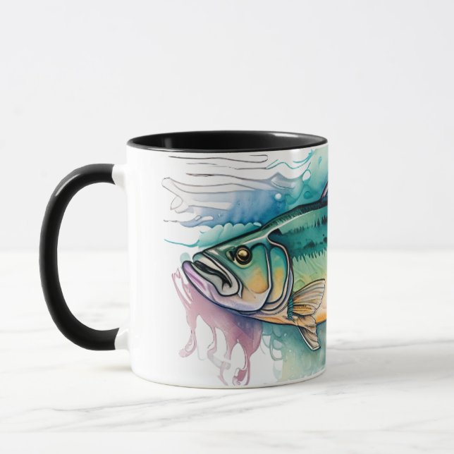 Caneca Série Aquarela: Robalo (Esquerda)