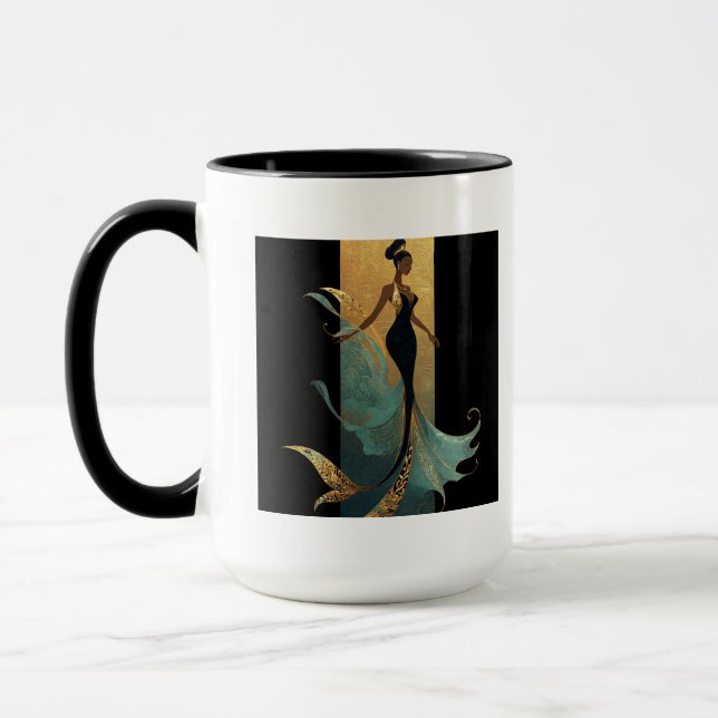 CANECA SÉRIE MERMAID NOIR #1 (Esquerda)