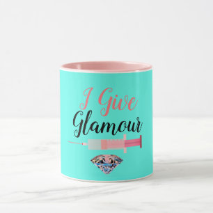 Caneca Seringa de enfermeira glamourosa medicamente diver