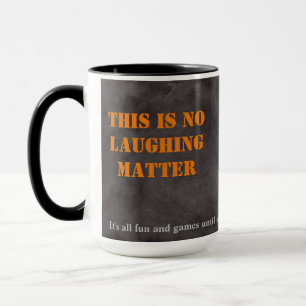 Caneca Sério Sobre Meu Café Sem Divertimento E Jogos
