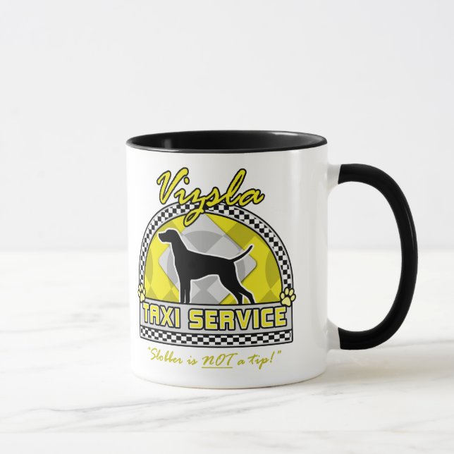Caneca Serviço do táxi de Vizsla (Direita)