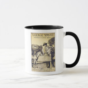Caneca Serviço Nacional Vintage Exército das Mulheres R