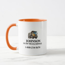 Caneca Serviço Profissional de Caminhão Basculante