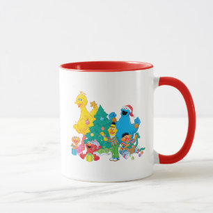 Caneca Sesame Street Amigos de Natal