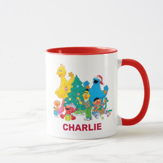 Caneca Sesame Street | Amigos de Natal (Direita)