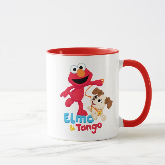 Caneca Sesame Street | Elmo e Tango Correndo (Direita)