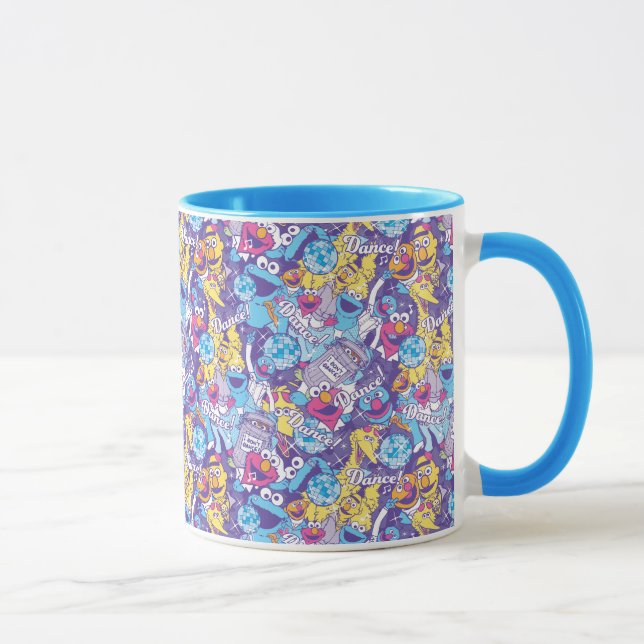 Caneca Sesame Street | Groovy Dance Pattern (Direita)