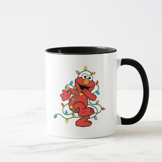 Caneca Sesame Street | Luzes de Natal do Elmo (Direita)