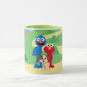 Caneca Sesame Street Tango Com Grover & Elmo