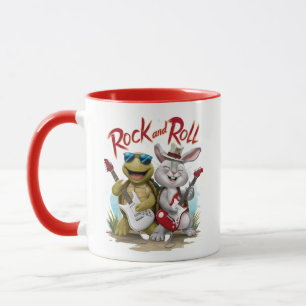 Caneca Sessão de Rock and Roll Rabbit e Tortoise Jam