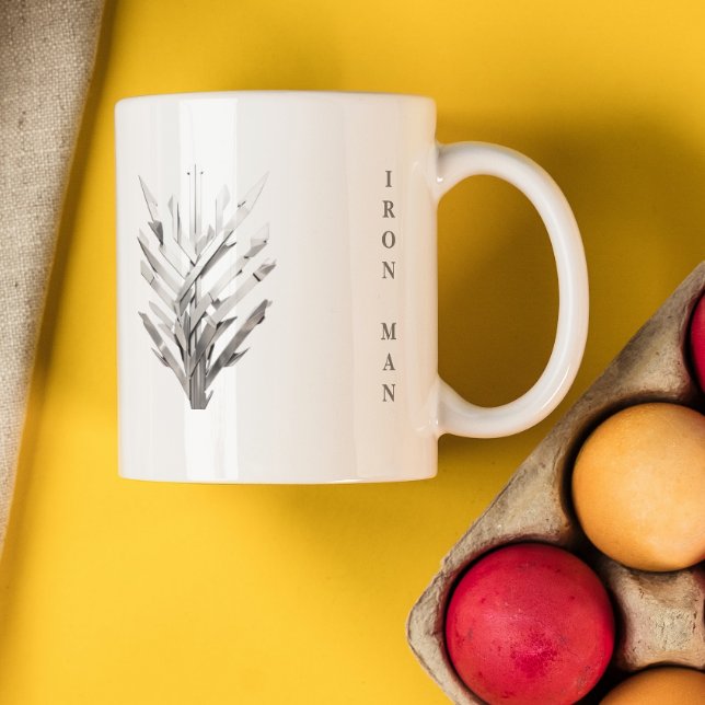 Caneca Seta de Platina Paralela com Texto (Criador carregado)