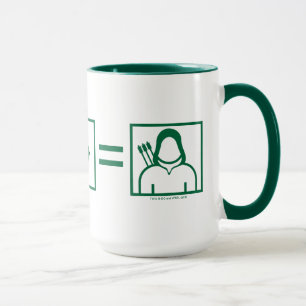 Caneca Seta   Equação de Seta Verde