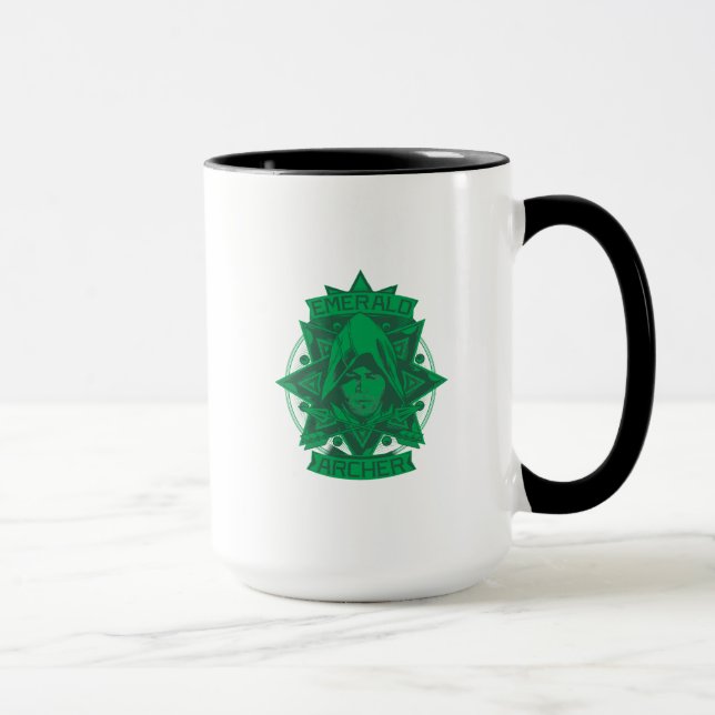 Caneca Seta | Gráfico Emerald Archer (Direita)
