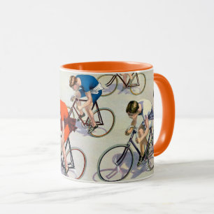 Caneca Sete ciclistas correndo, 1897