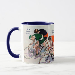 Caneca Sete ciclistas correndo, 1897