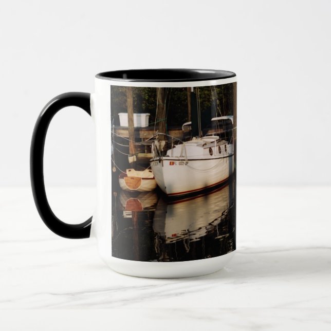 Caneca Seu Barco personalizado Coffee Mug (Esquerda)