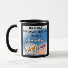 Caneca Seu governo no DOGE, uma metáfora para a democraci