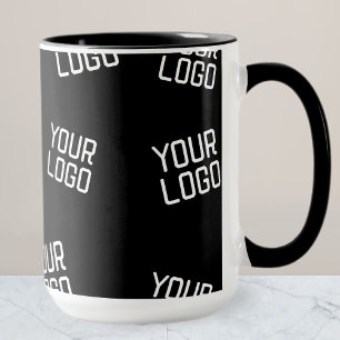 Caneca Seu logotipo ou imagem Modelo com aparência alea