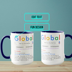 Caneca Seu Próprio Mecanismo De Pesquisa Engraçado 15oz