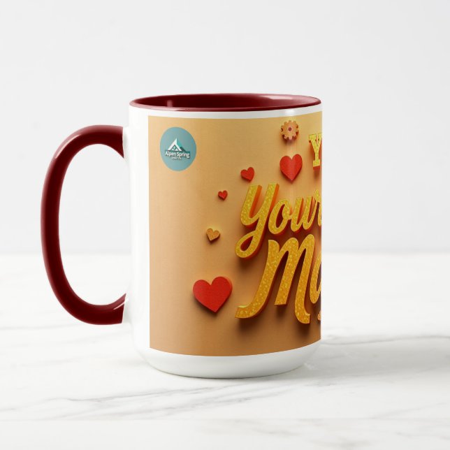 Caneca Seu Trabalho Árduo é Notado | Gratidão de Luxo (Esquerda)