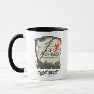 Caneca Sexta-feira, 13   Jason Voorhees Headstone