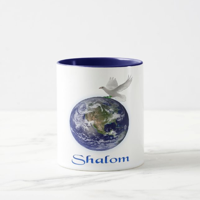 Caneca Shalom Peace Dove (Centro)