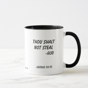 Caneca Shalt de mil para não roubar