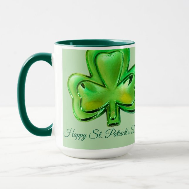 Caneca Shamrock St. Patrick's Day Mug (Esquerda)