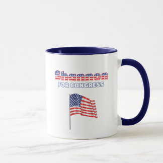 Caneca Shannon para a bandeira americana patriótica do