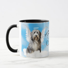 Caneca Sheepdog Angel in Heaven Personalized Memorial