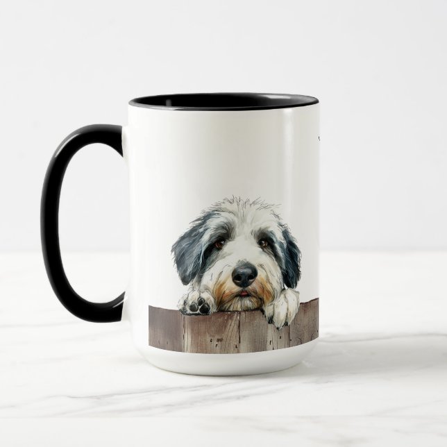 Caneca Sheepdog Mug antigo Inglês (Esquerda)