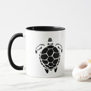 Caneca Shell de Tartaruga do Mar Negro