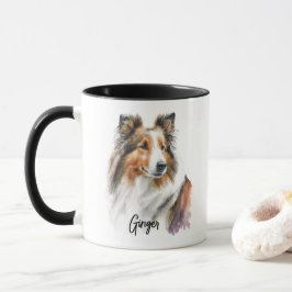 Caneca Sheltie Dog Breed Personalizado