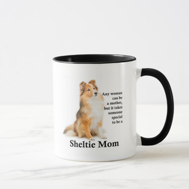 Caneca Sheltie Mãe Mug (Direita)