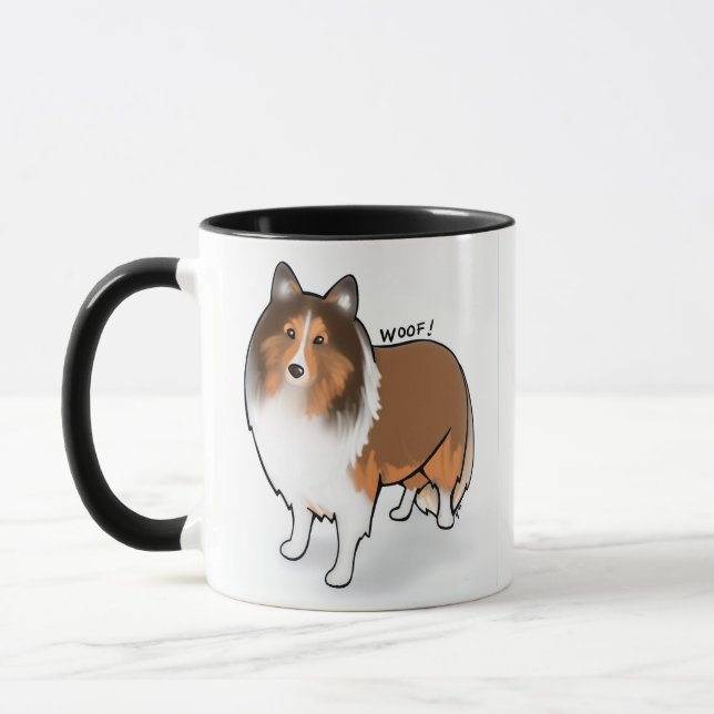 Caneca Sheltie Mug (Esquerda)