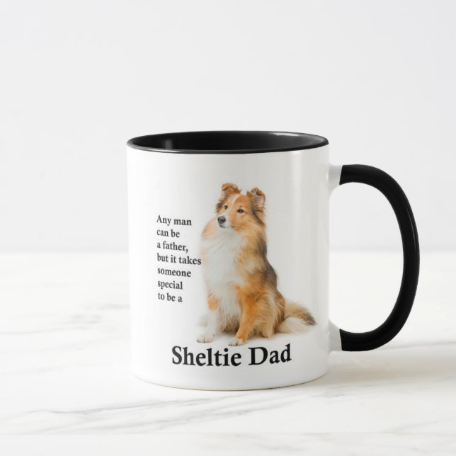 Caneca Sheltie Pai Mug (Direita)