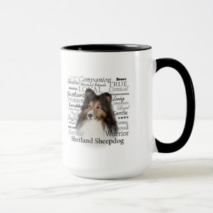 Caneca Sheltie Traits Mug
