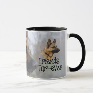 Caneca sheperd “Friends Ever” taça de transformação