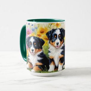 Caneca Shepherd Puppy Mug australiano
