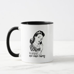 Caneca Shhh… ninguém importa-se